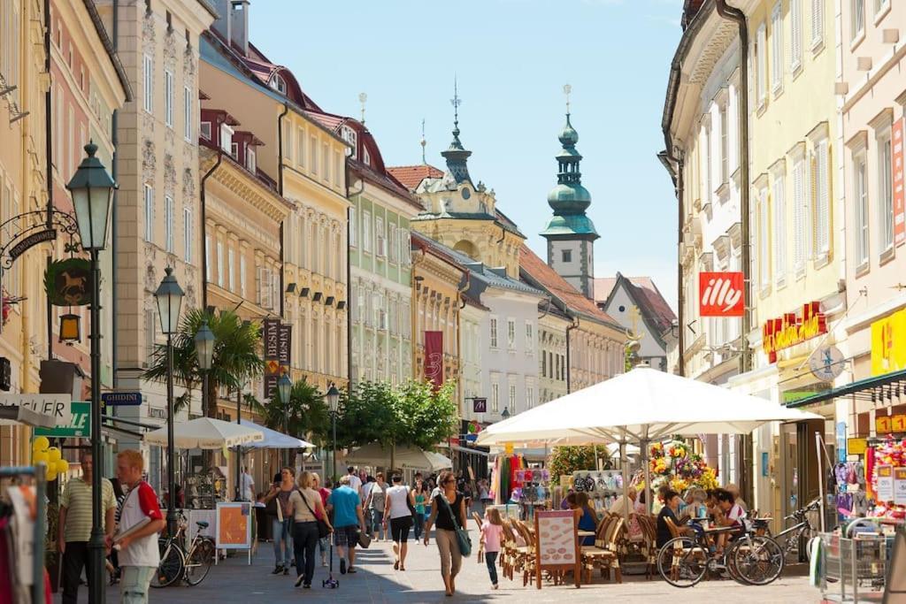 Moderne Innenstadtwohnung Klagenfurt Klagenfurt am Woerthersee Bagian luar foto